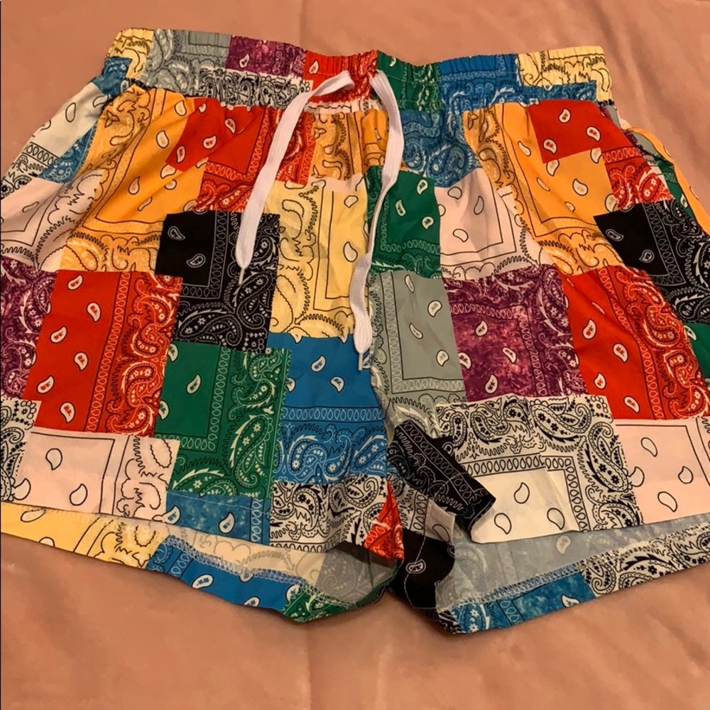 Patchwork Shorts